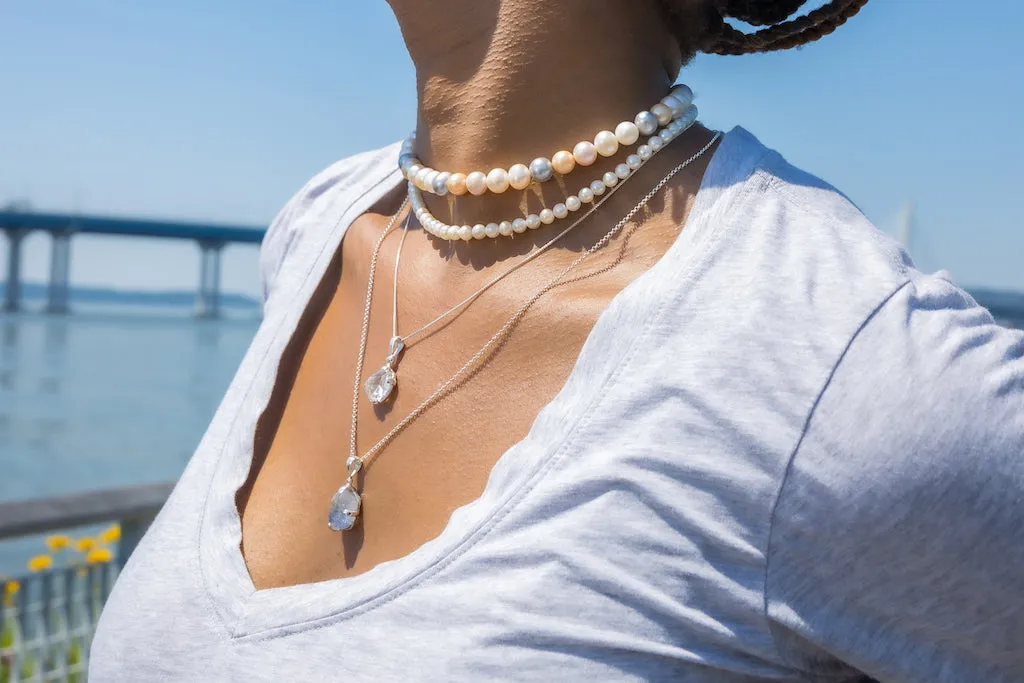 The Cara Freshwater Japanese Pearl Choker