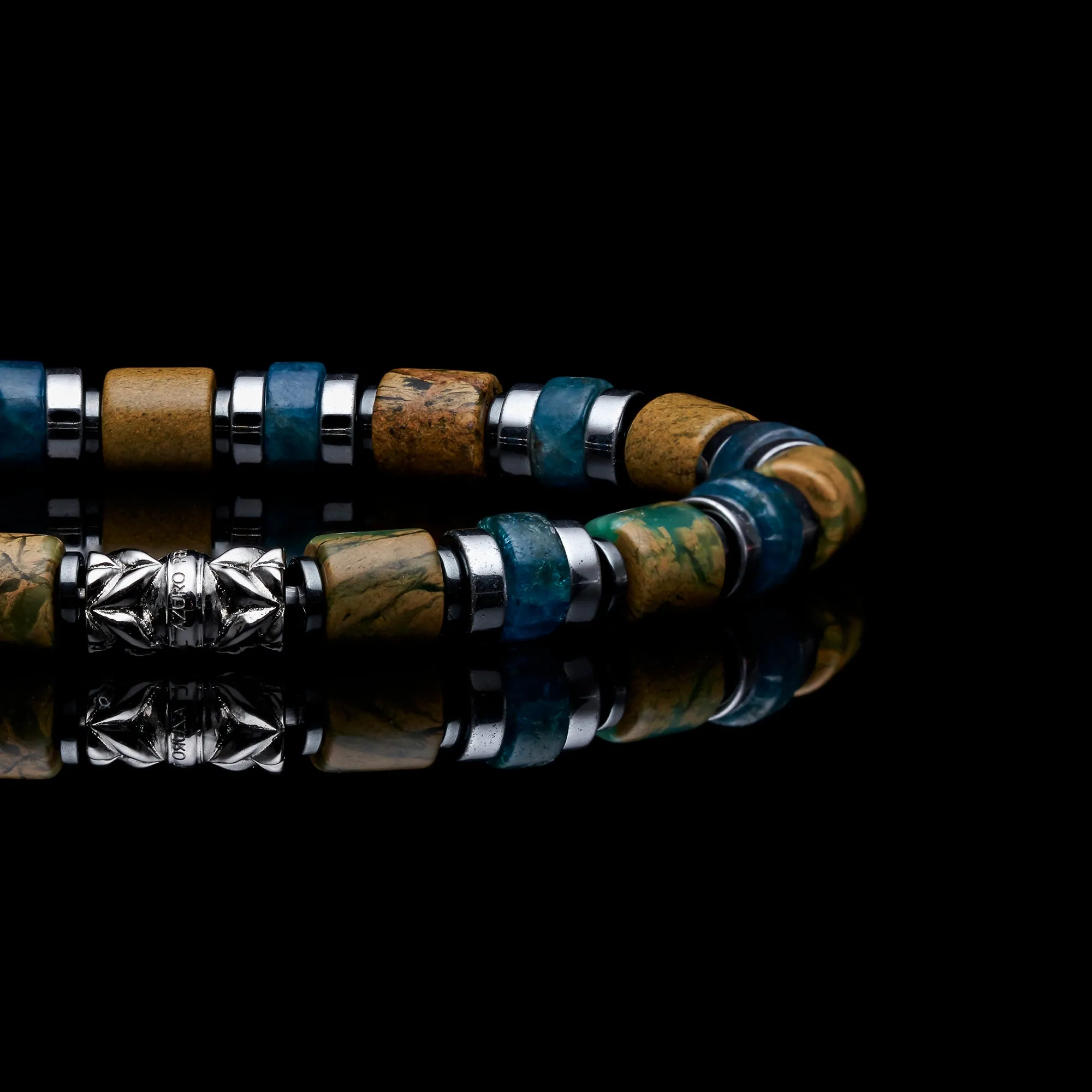 The Waterfall | Apatite Beaded Bracelet