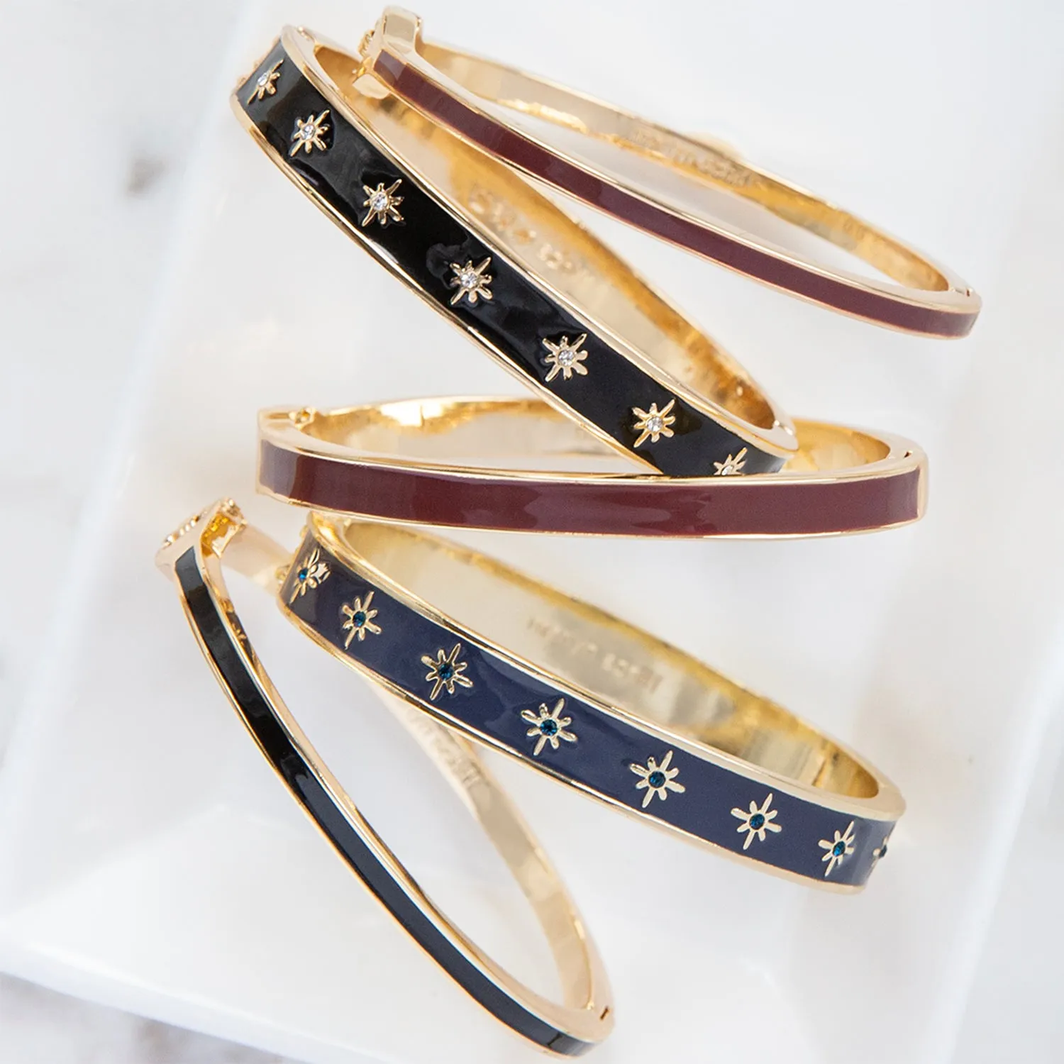 thin enamel bangle