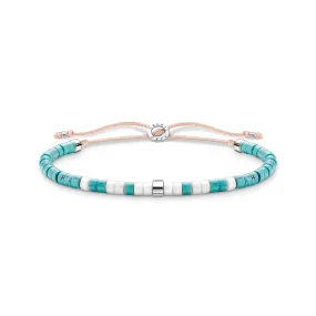 Thomas Sabo Bracelet With Turquoise Stones A2062-058-7