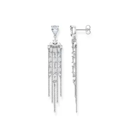 Thomas Sabo Sterling Silver Rise And Shine CZ Chandelier Earrings