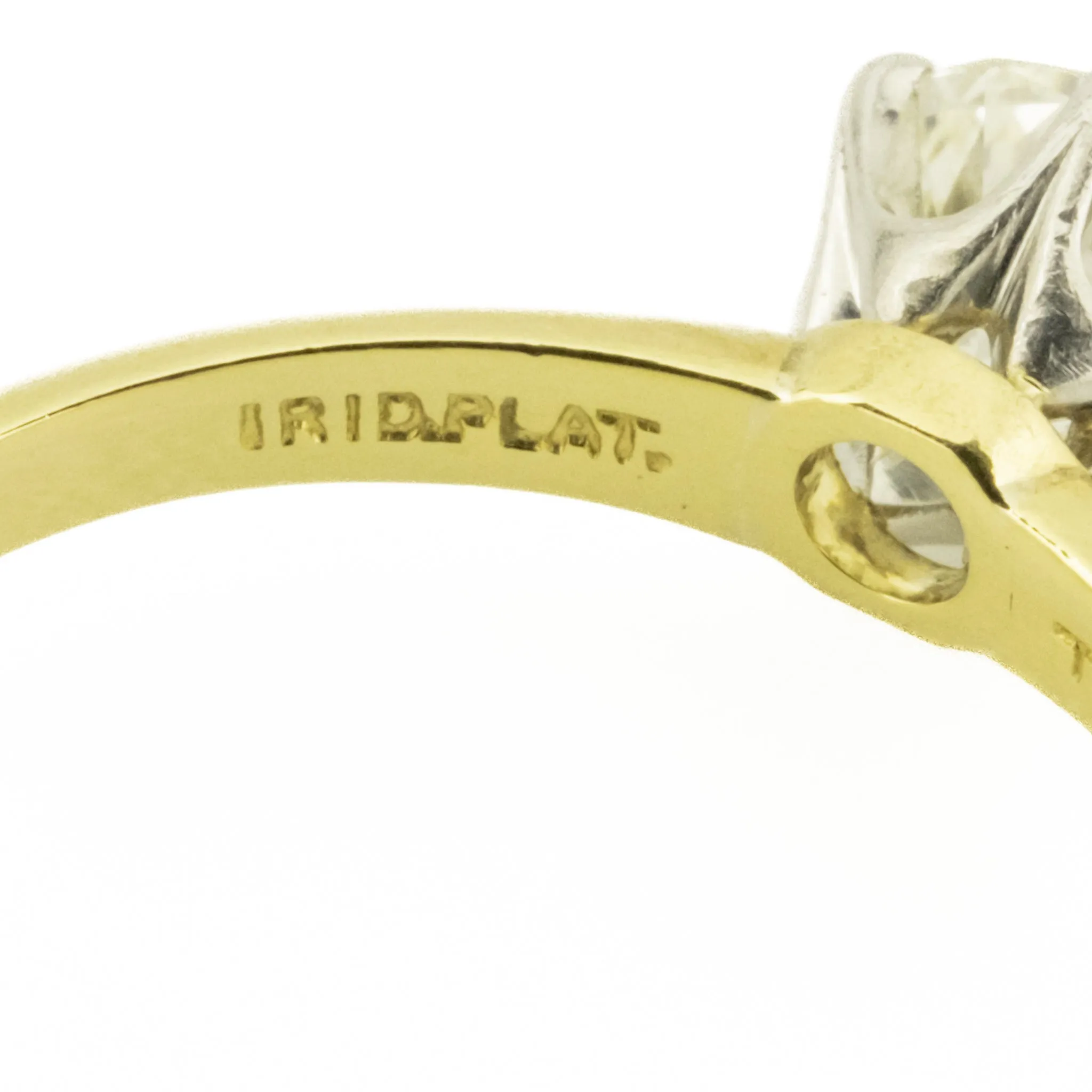 Tiffany & Co. 1948 0.66ctw European Cut Diamond Solitaire Engagement Ring in 18K Yellow Gold - Size 5.5