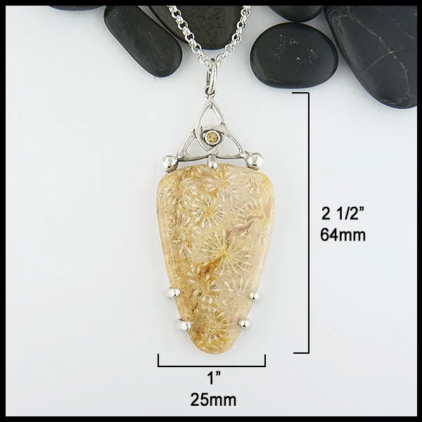 Trinity Coral Pendant