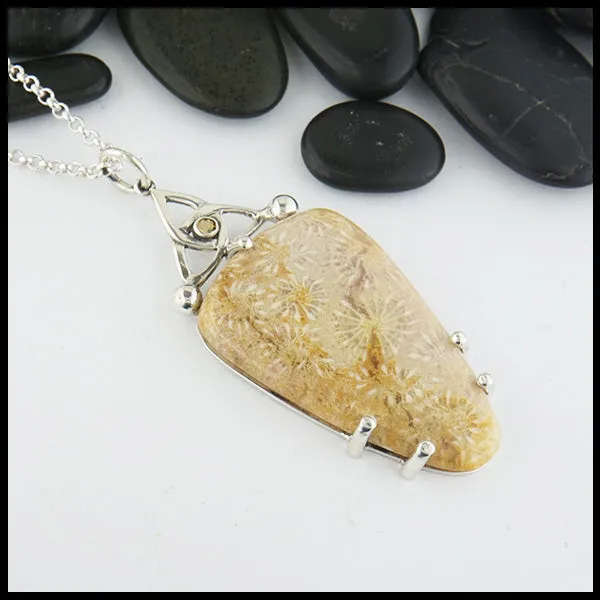 Trinity Coral Pendant