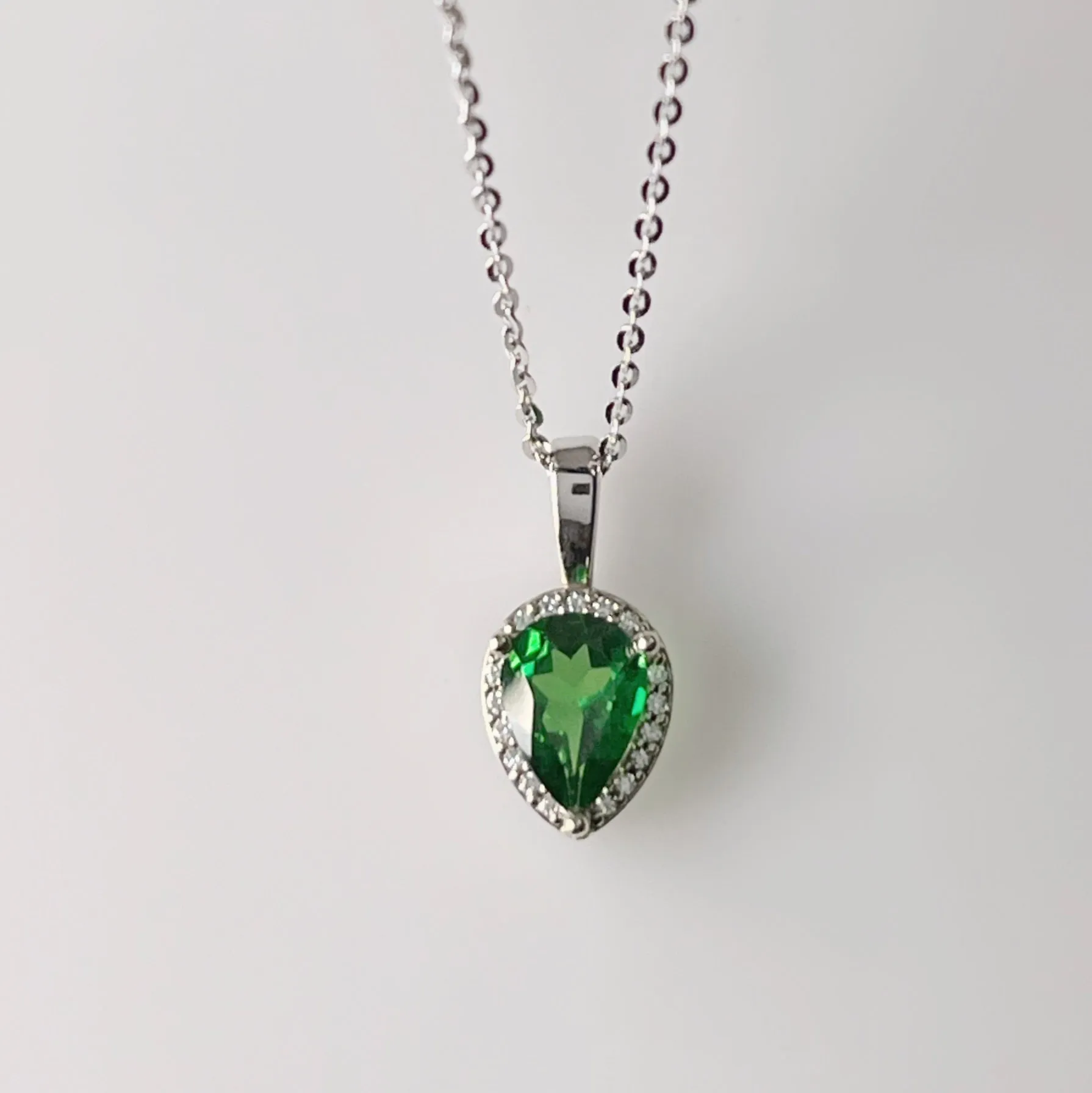 Tsavorite Garnet Pendant