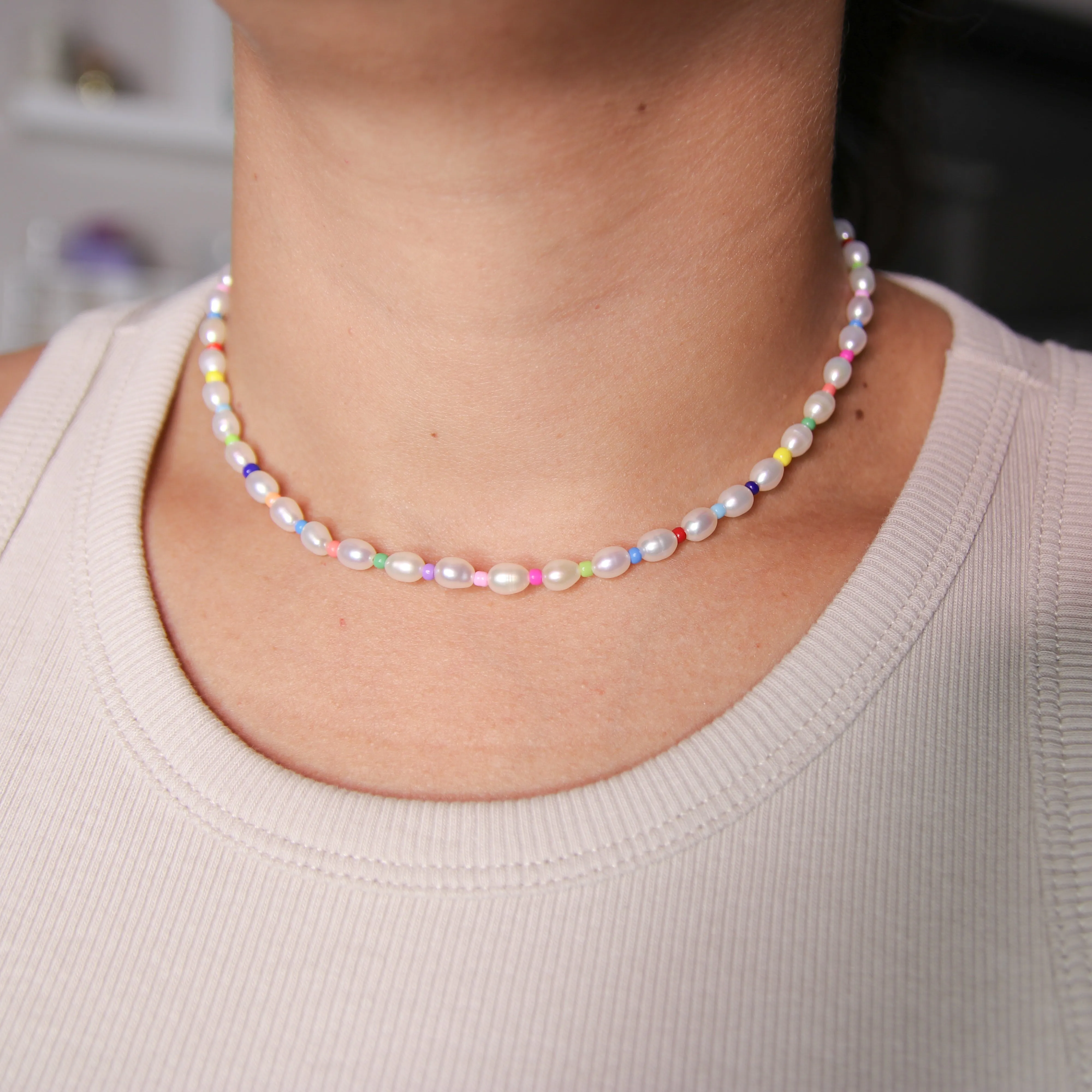 Tulum Pearl Choker