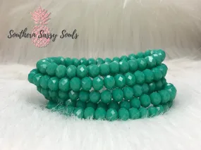 Turquoise  Crystal Bracelet