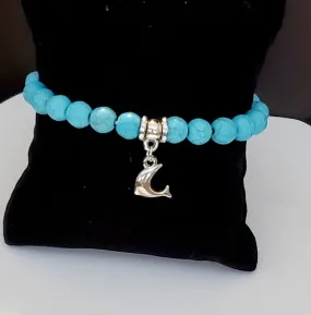 Turquoise Dolphin Bracelet