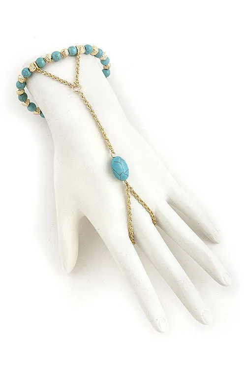 Turquoise Finger Bracelet