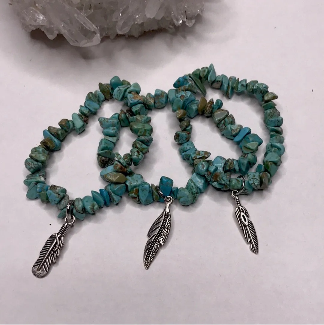 Turquoise Howlite StackIng Bracelet