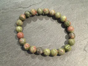 Unakite 8MM Stretch Bracelet