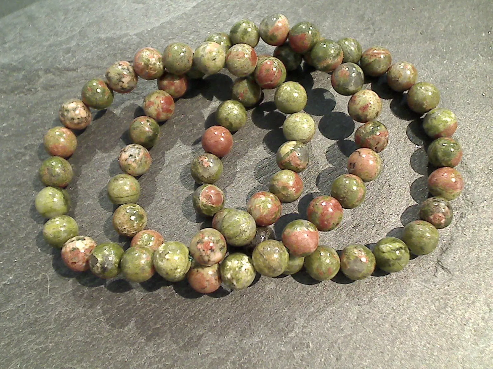 Unakite 8MM Stretch Bracelet