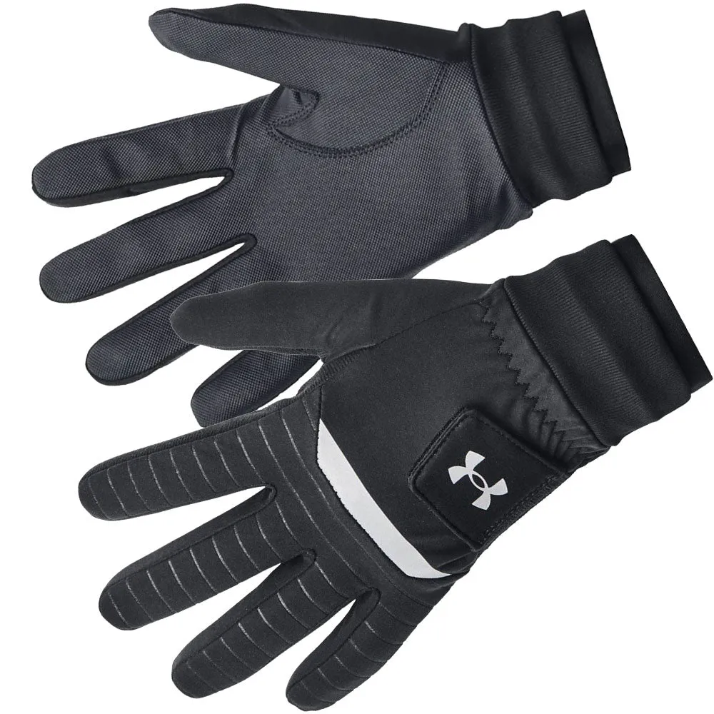 Under Armour ColdGear Infrared Golf Gloves (Pair) - Black/Pitch Grey