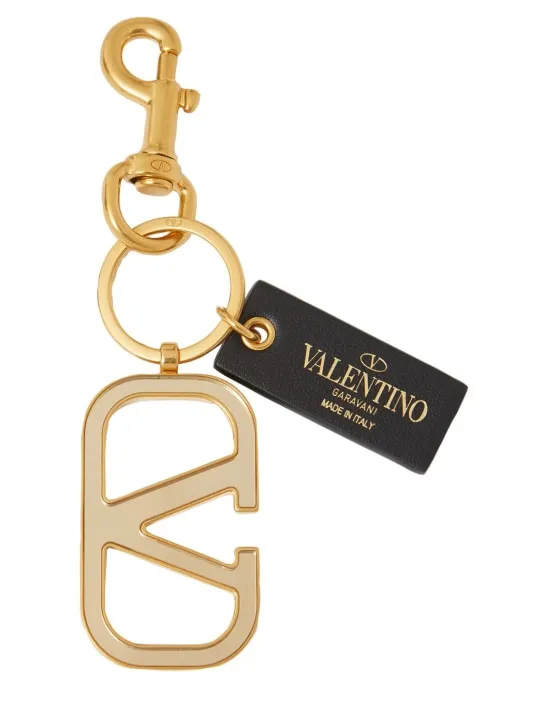 Valentino Garavani   Logo metal key holder 