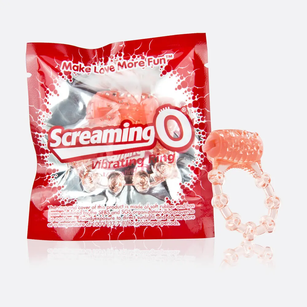 Vibrating Screaming O Cock Ring (Natural)