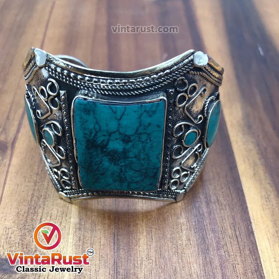 Vintage Kuchi Cuff Boho Ethnic Bracelet