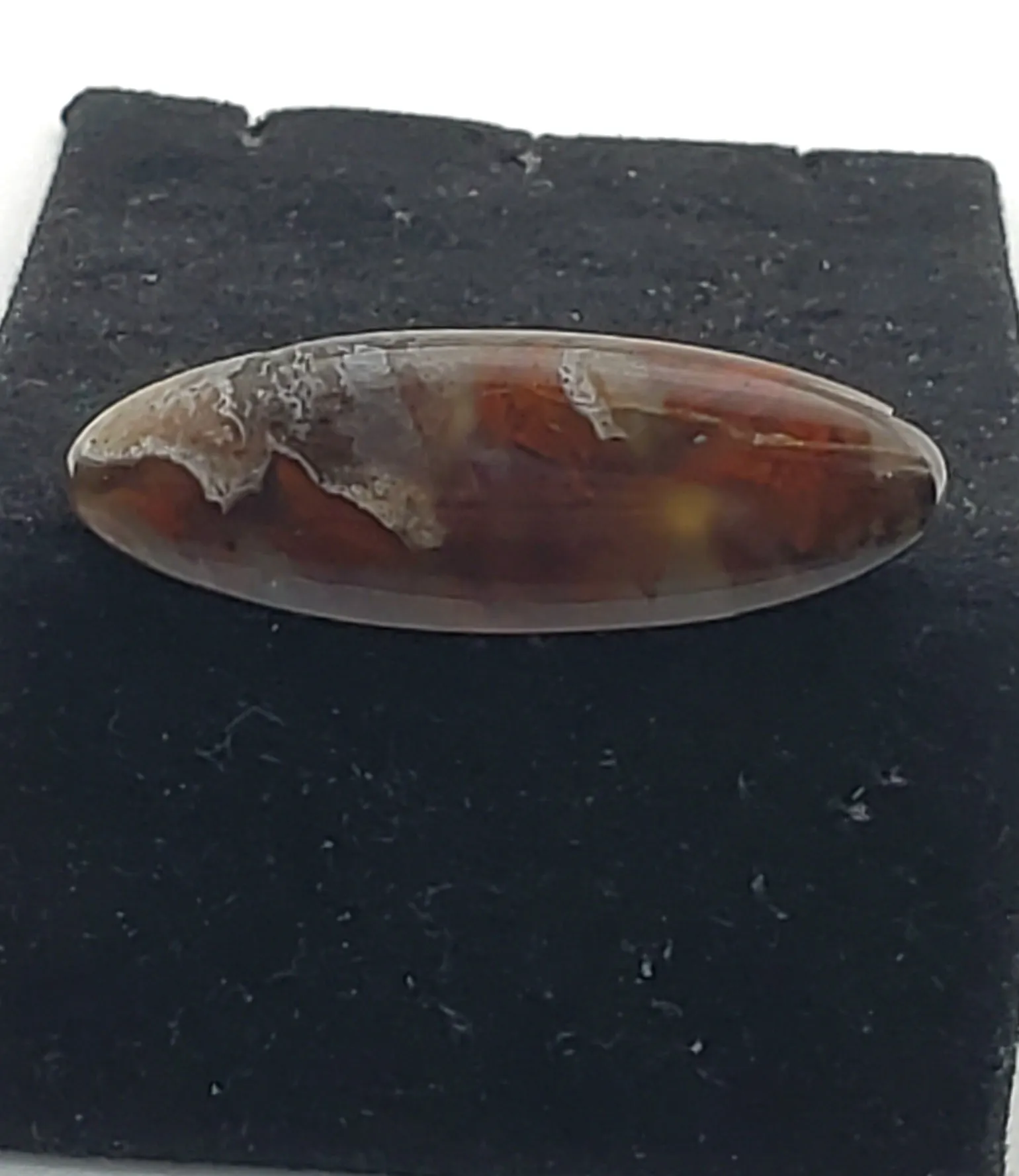 Vintage Polished Agate Brooch