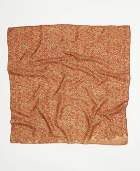 Vintage Silk Square Scarf - No. 240714