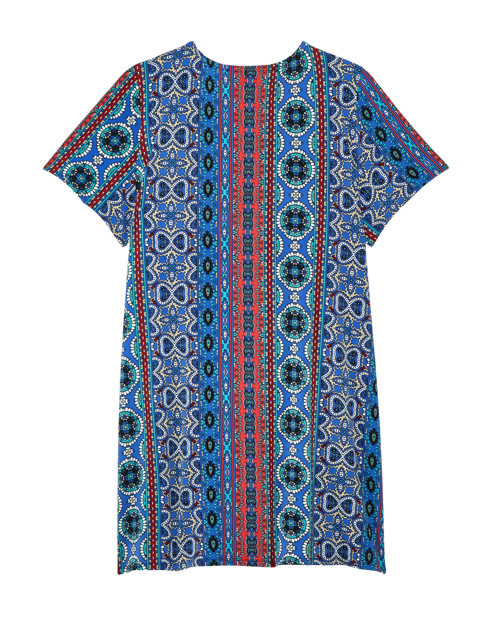 Viv Shift Dress | Navy / Red