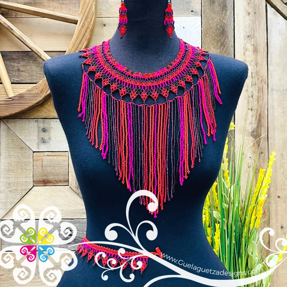 Waterfall Beaded Set