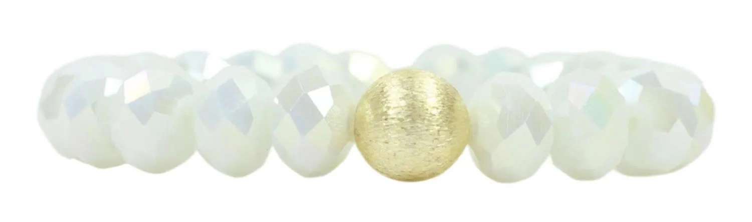 White Stretch Bracelet