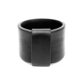 wide rubber bangle