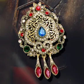 Women's Exotic Bohemian Waterdrop Brooch