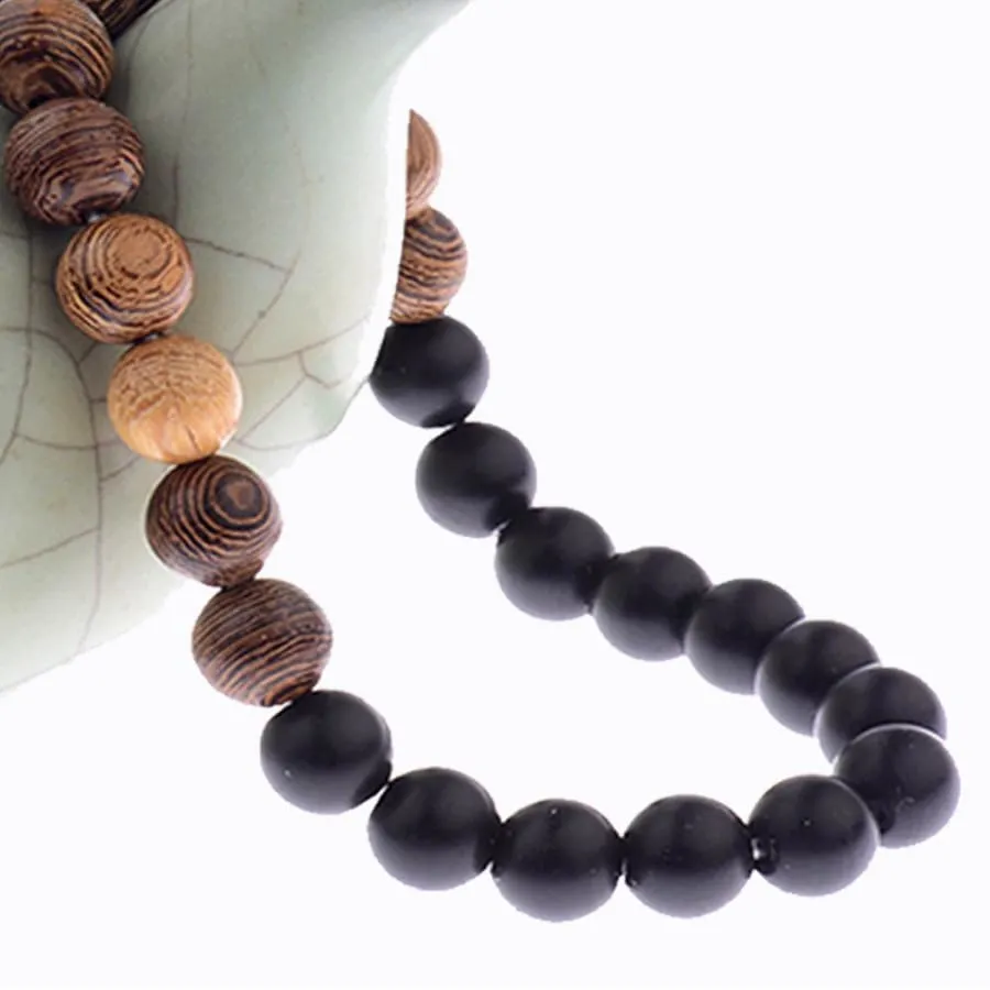 Wooden Beads Bracelets For Men Women Meditation Healing| Yoga Bracelet Beads