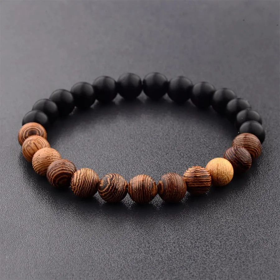 Wooden Beads Bracelets For Men Women Meditation Healing| Yoga Bracelet Beads